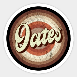 Vintage brown exclusive - oates Sticker